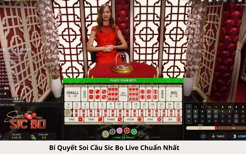 Bí Quyết Soi Cầu Sic Bo Live Chuẩn Nhất