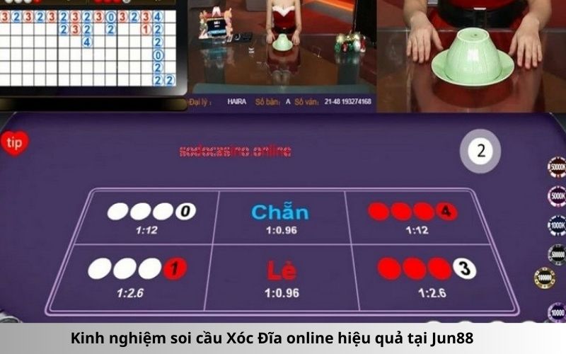 Kinh nghiệm soi cầu Xóc Đĩa online hiệu quả tại Jun88